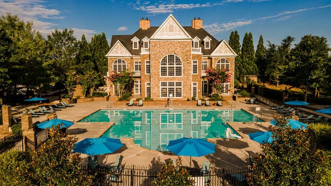 The Manor Golf & Country Club gated estate homes and championship course in Milton, GA