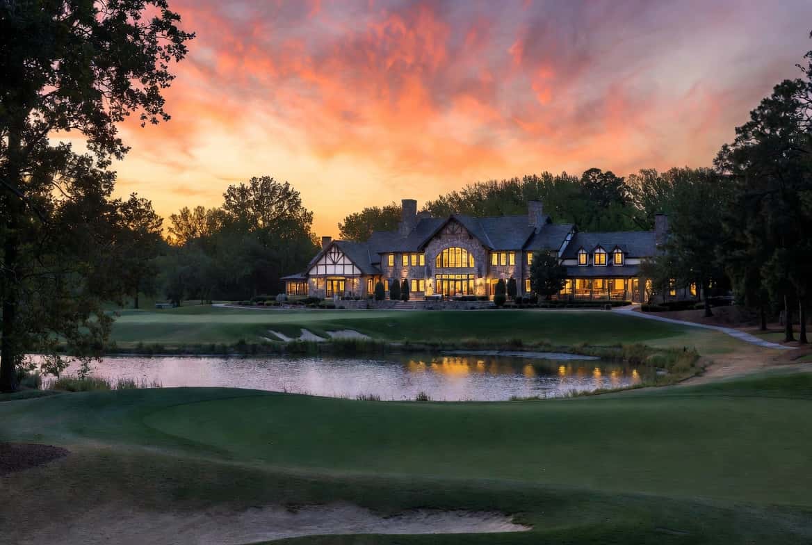Windward lake and golf community in Alpharetta, GA